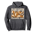 Grand Canyon National Park Distressed Hoodie - Graphic Print Men Women - T-Shirt, Sweatshirt, Hoodie