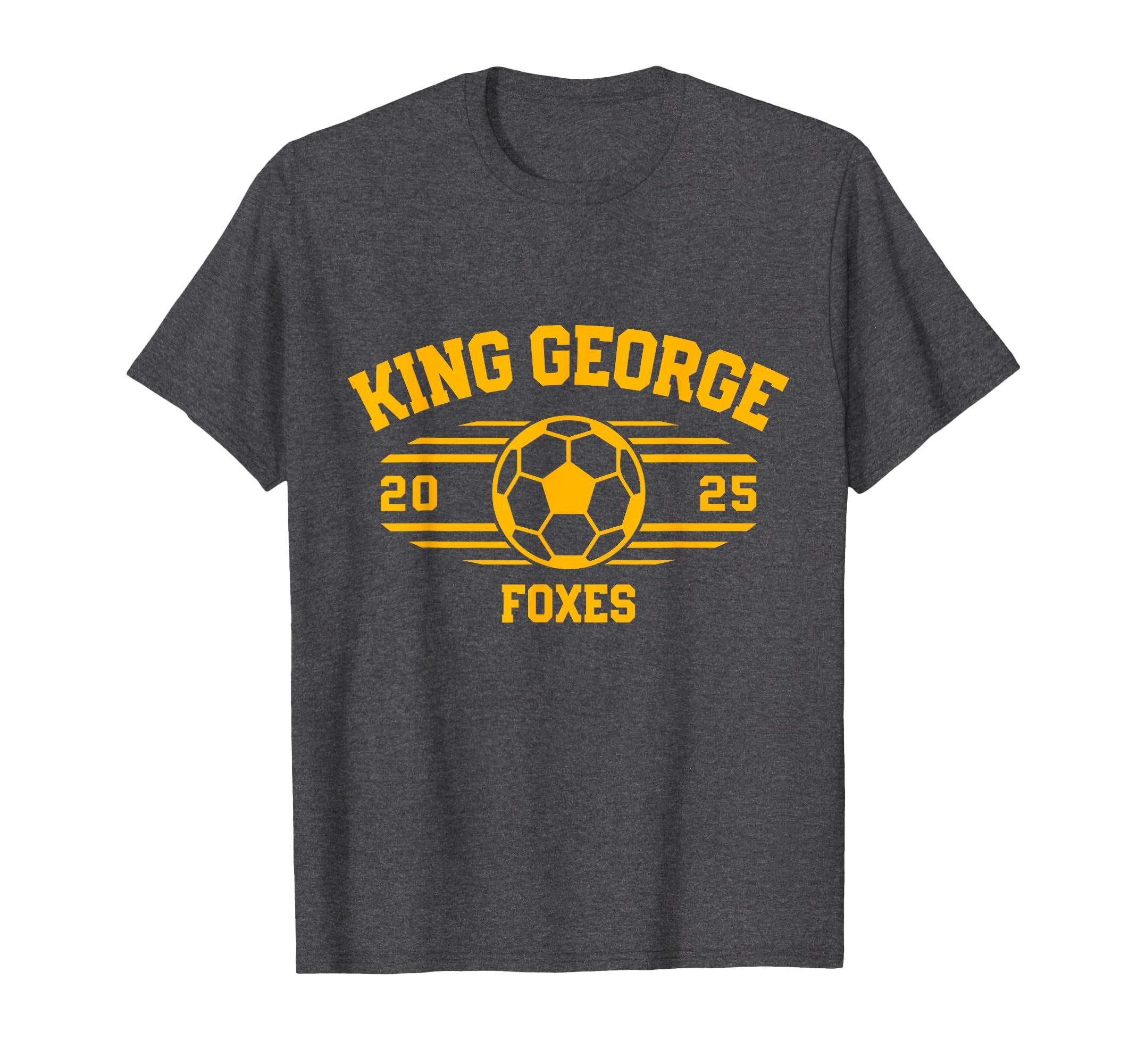King George Foxes Soccer Ball 2025 Hs T-Shirt - Streetwear Style Unisex - T-Shirt, Sweatshirt, Hoodie