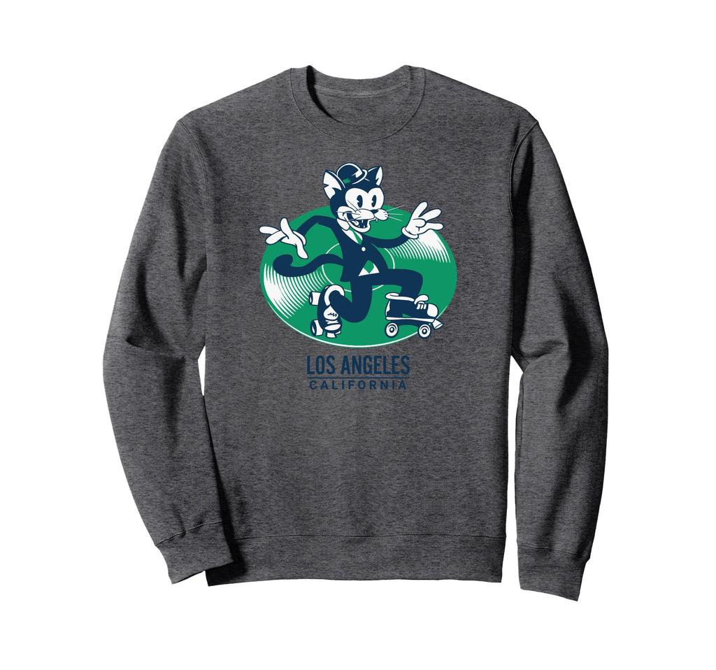 Cat Suit Roller Skating Los Angeles Sweatshirt - Streetwear Style Unisex - T-Shirt, Sweatshirt, Hoodie
