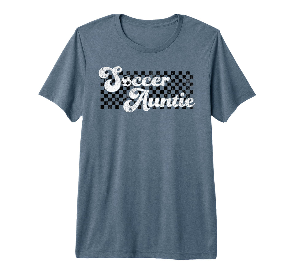 Soccer Auntie Soccer Aunt T-Shirt - Casual Everyday Wear Men Women - T-Shirt, Sweatshirt, Hoodie