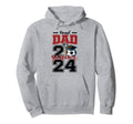 Proud Dad 2024 Soccer Senior Graduation Hoodie - Streetwear Style Unisex - T-Shirt, Sweatshirt, Hoodie