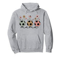 Soccer Mama Mom Wildflower Floral Spring Hoodie - Graphic Print for Adults - T-Shirt, Sweatshirt, Hoodie