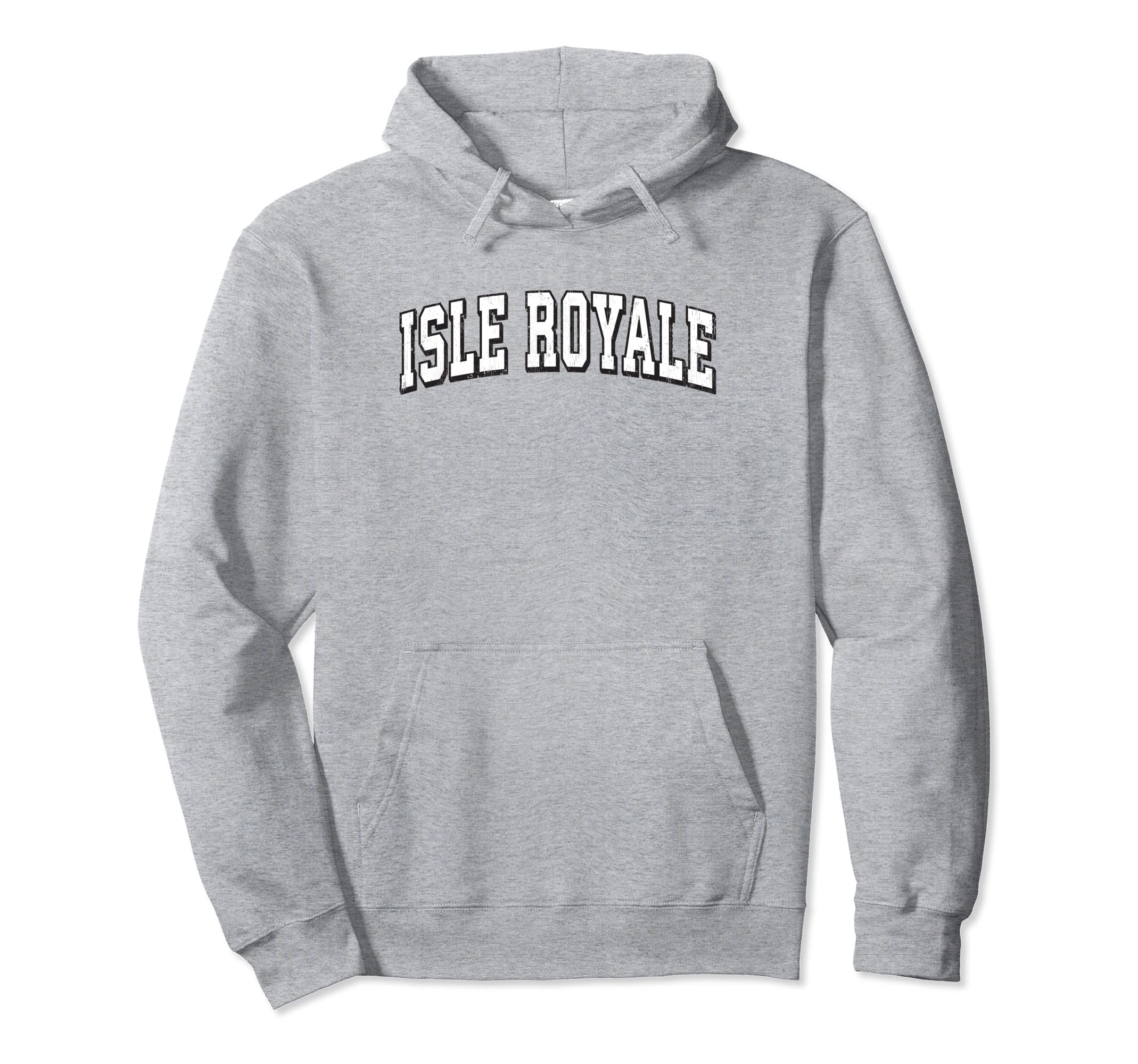 Isle Royale National Park Athletic Hoodie - Fun Novelty Design Men Women - T-Shirt, Sweatshirt, Hoodie
