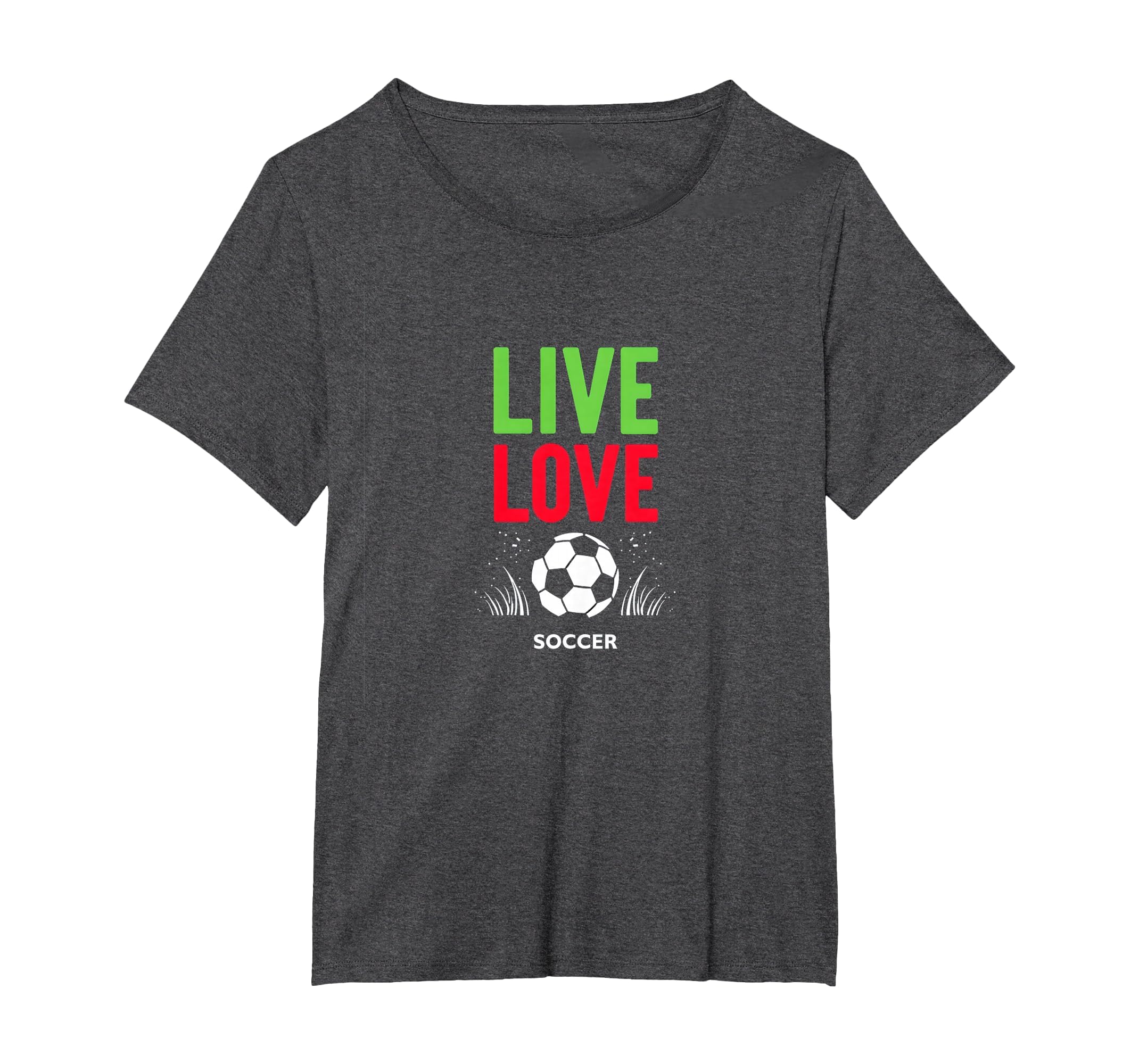 Live Love Soccer Inspiring Sports Fan T-Shirt - Aesthetic Graphic Unisex - T-Shirt, Sweatshirt, Hoodie