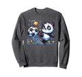 Panda Soccer Player Kicking Soccer Sweatshirt - Unique Graphic for Adults - T-Shirt, Sweatshirt, Hoodie