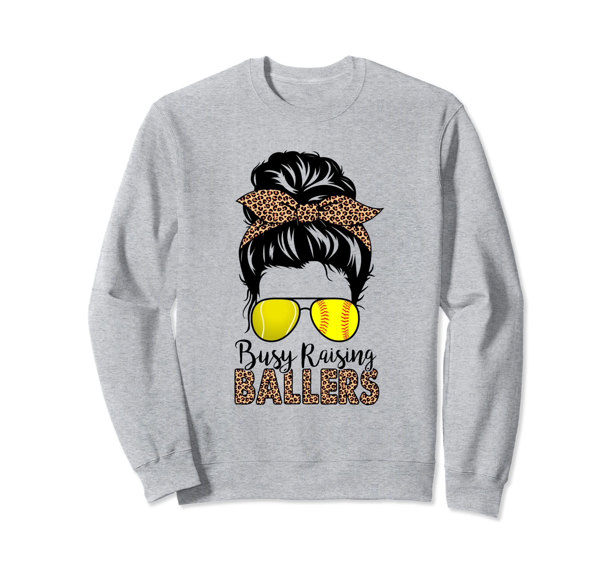 Busy Raising Ballers Tennis Sweatshirt - Streetwear Style for Adults - T-Shirt, Sweatshirt, Hoodie