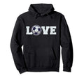 Love Soccer Best Fun Birthday Gift Hoodie - Minimalist Print for Adults - T-Shirt, Sweatshirt, Hoodie