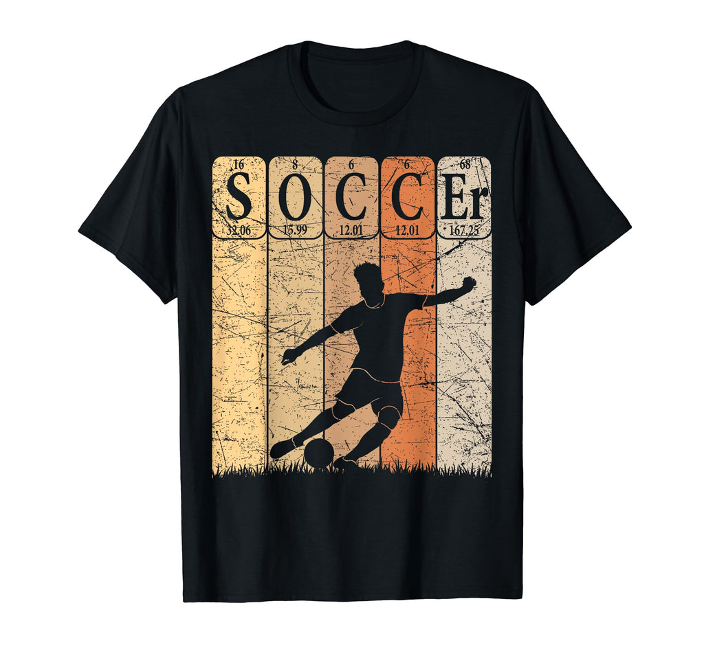 Soccer Periodic Table Elements T-Shirt - Aesthetic Graphic Men Women - T-Shirt, Sweatshirt, Hoodie