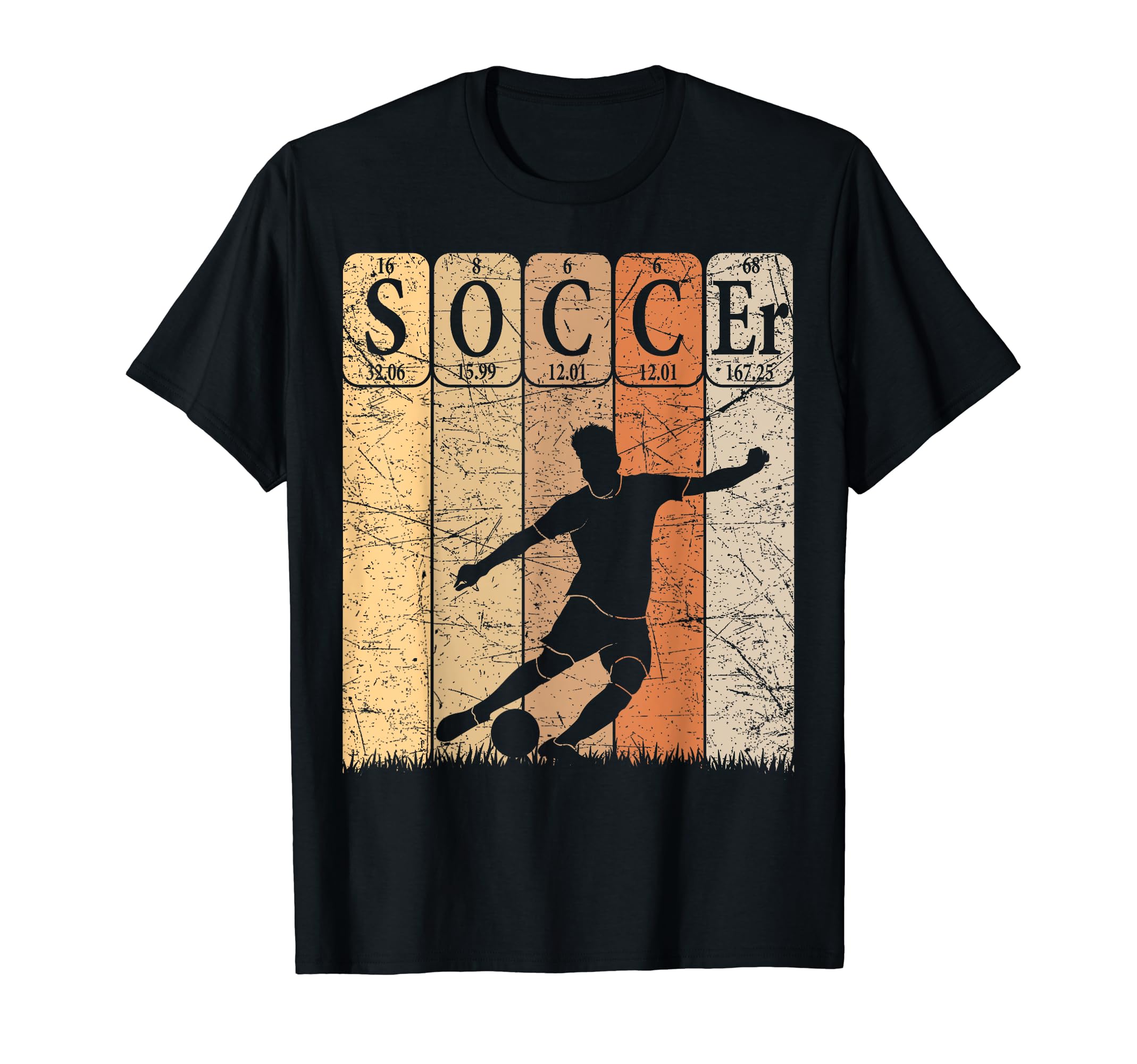 Soccer Periodic Table Elements T-Shirt - Aesthetic Graphic Men Women - T-Shirt, Sweatshirt, Hoodie