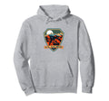 Glacier National Park Wpa Badge Hoodie - Trendy Graphic for Adults - T-Shirt, Sweatshirt, Hoodie