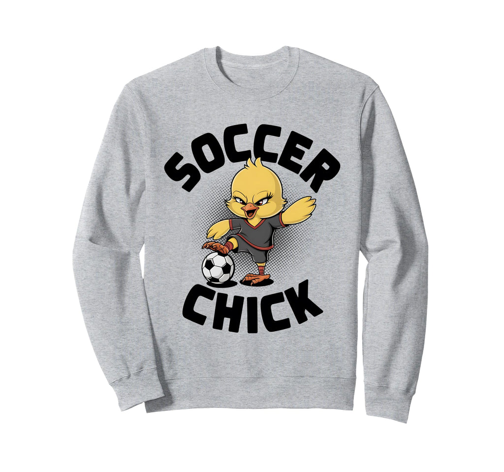 Soccer Chick Soccer Player Soccer Sweatshirt - Novelty Apparel Men Women - T-Shirt, Sweatshirt, Hoodie