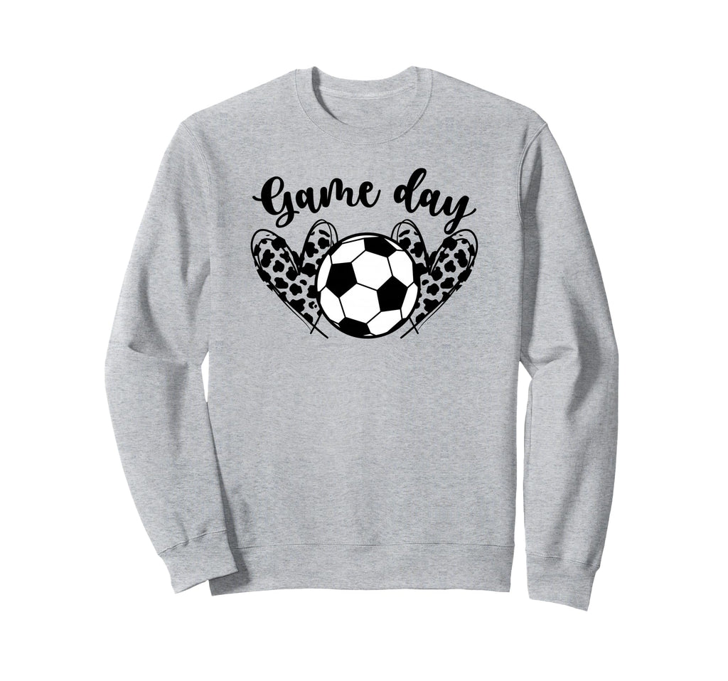 Soccer Game Day Hearts Game Day Sweatshirt - Unique Graphic Men Women - T-Shirt, Sweatshirt, Hoodie
