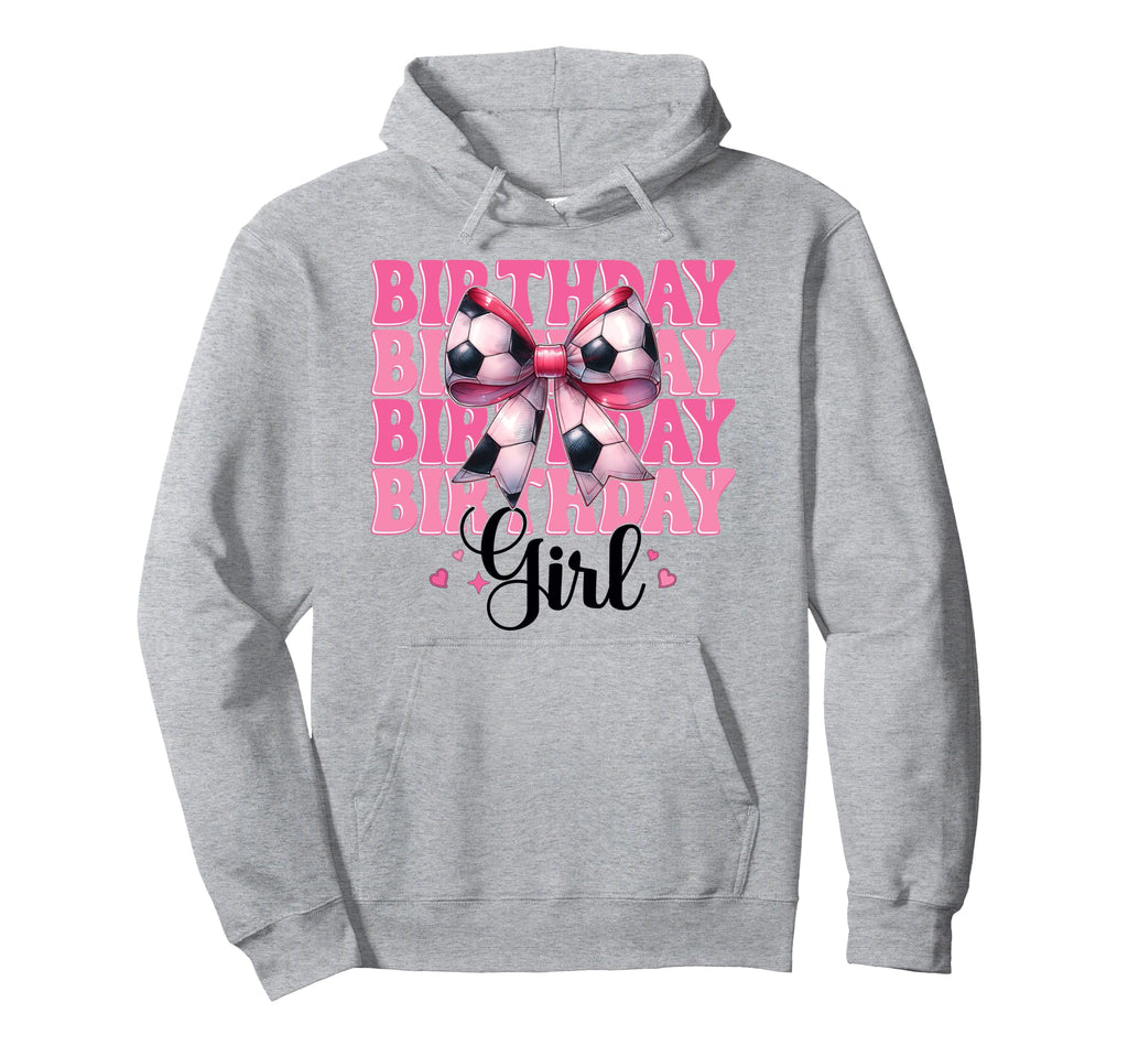 Birthday Soccer Soccer Mom Mama Hoodie - Novelty Apparel for Adults - T-Shirt, Sweatshirt, Hoodie