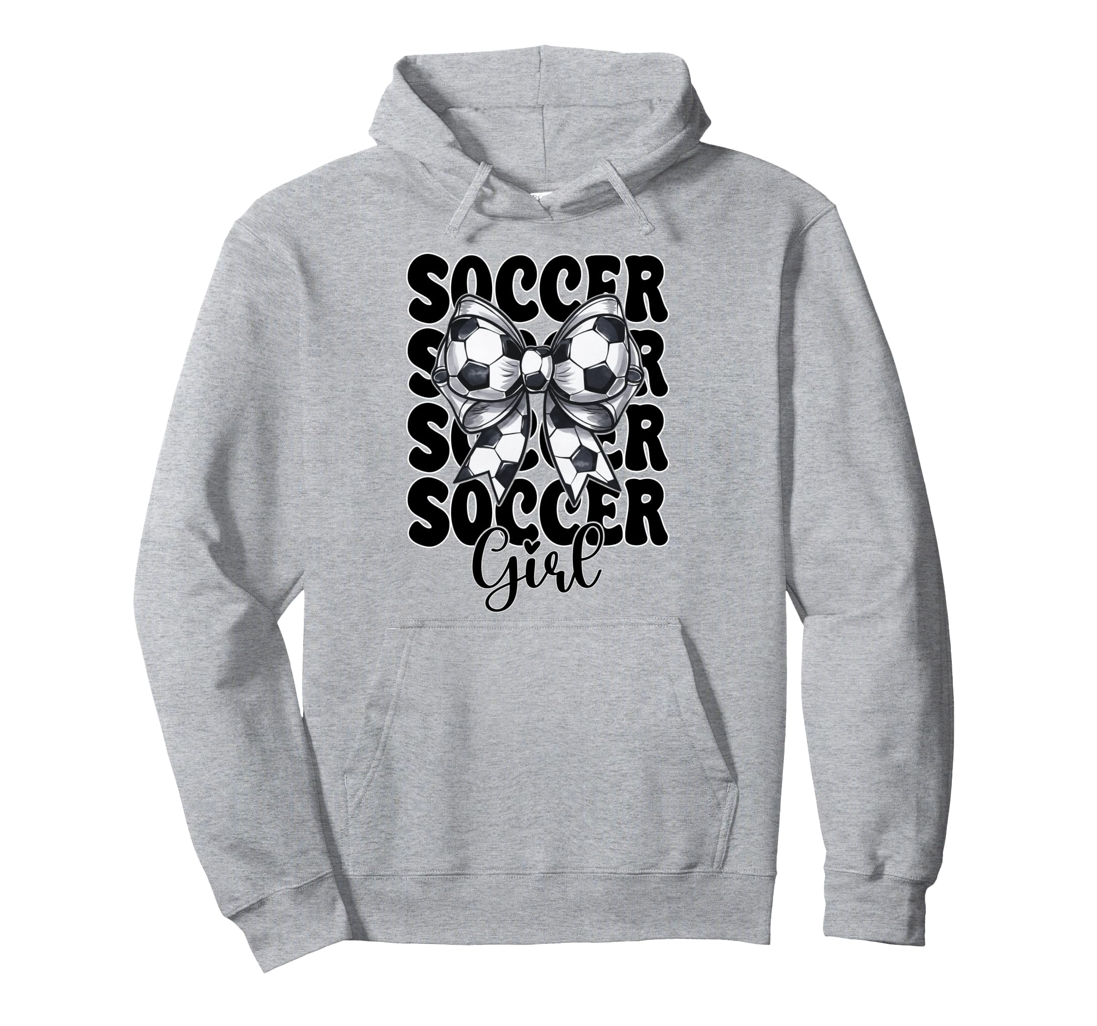 Soccer Soccer Mom Mothers Day Coquette Hoodie - Novelty Apparel for Adults - T-Shirt, Sweatshirt, Hoodie