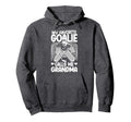 Proud Ice Hockey Goalie Grandma Hockey Hoodie - Graphic Print Men Women - T-Shirt, Sweatshirt, Hoodie