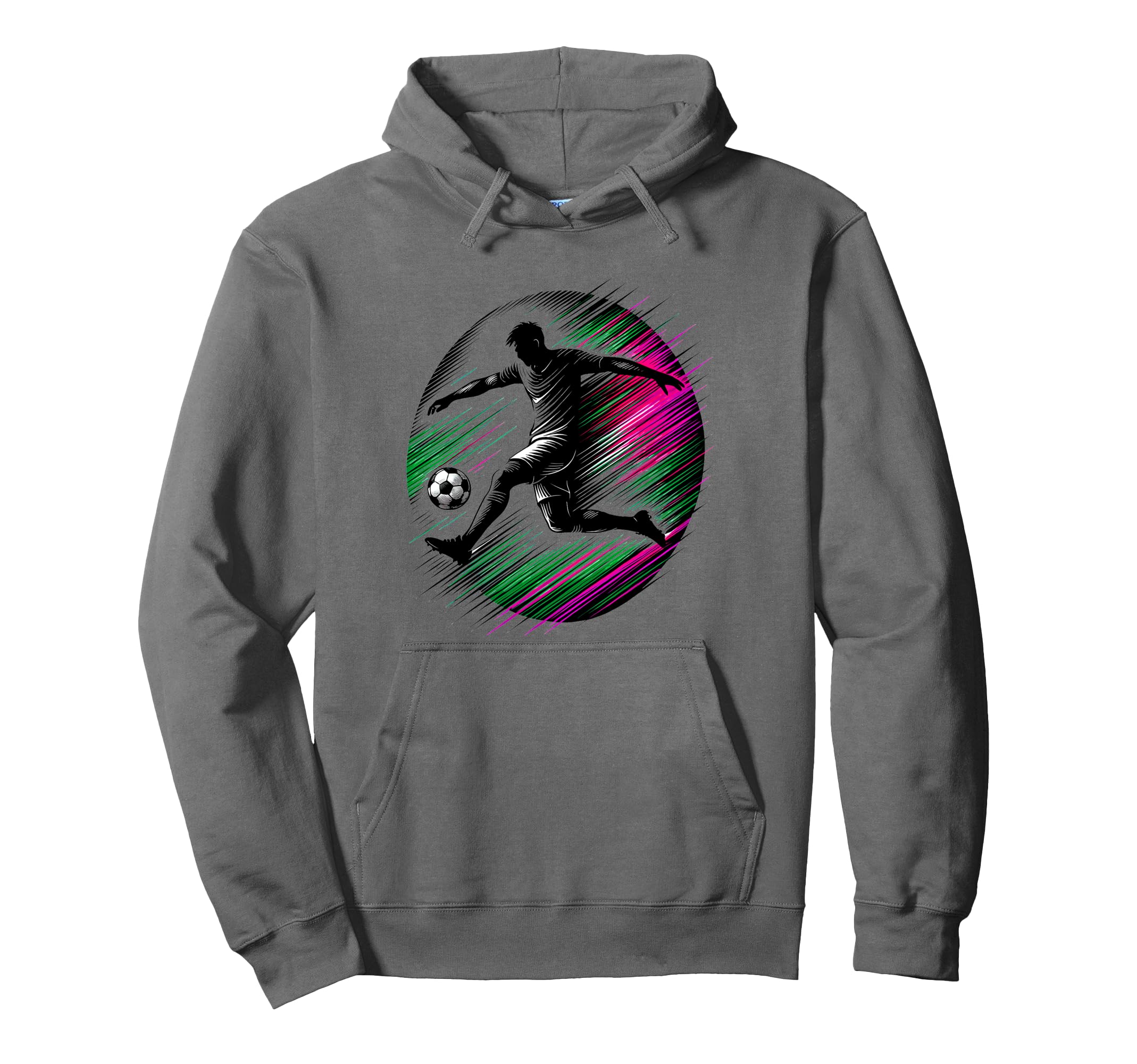 High Impact Soccer Teens And Fans Hoodie - Aesthetic Graphic for Adults - T-Shirt, Sweatshirt, Hoodie