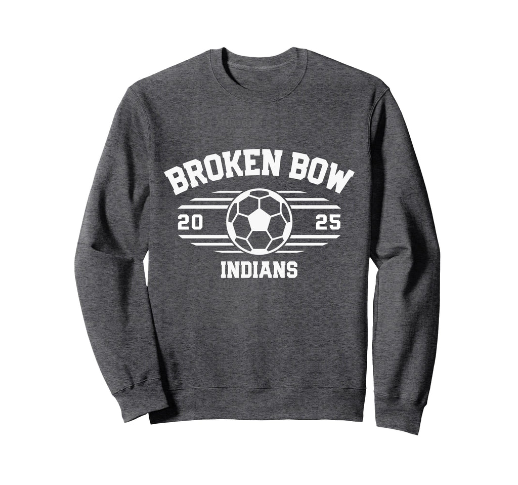 Broken Bow Indians Soccer Ball 2025 Sweatshirt - Minimalist Print Unisex - T-Shirt, Sweatshirt, Hoodie