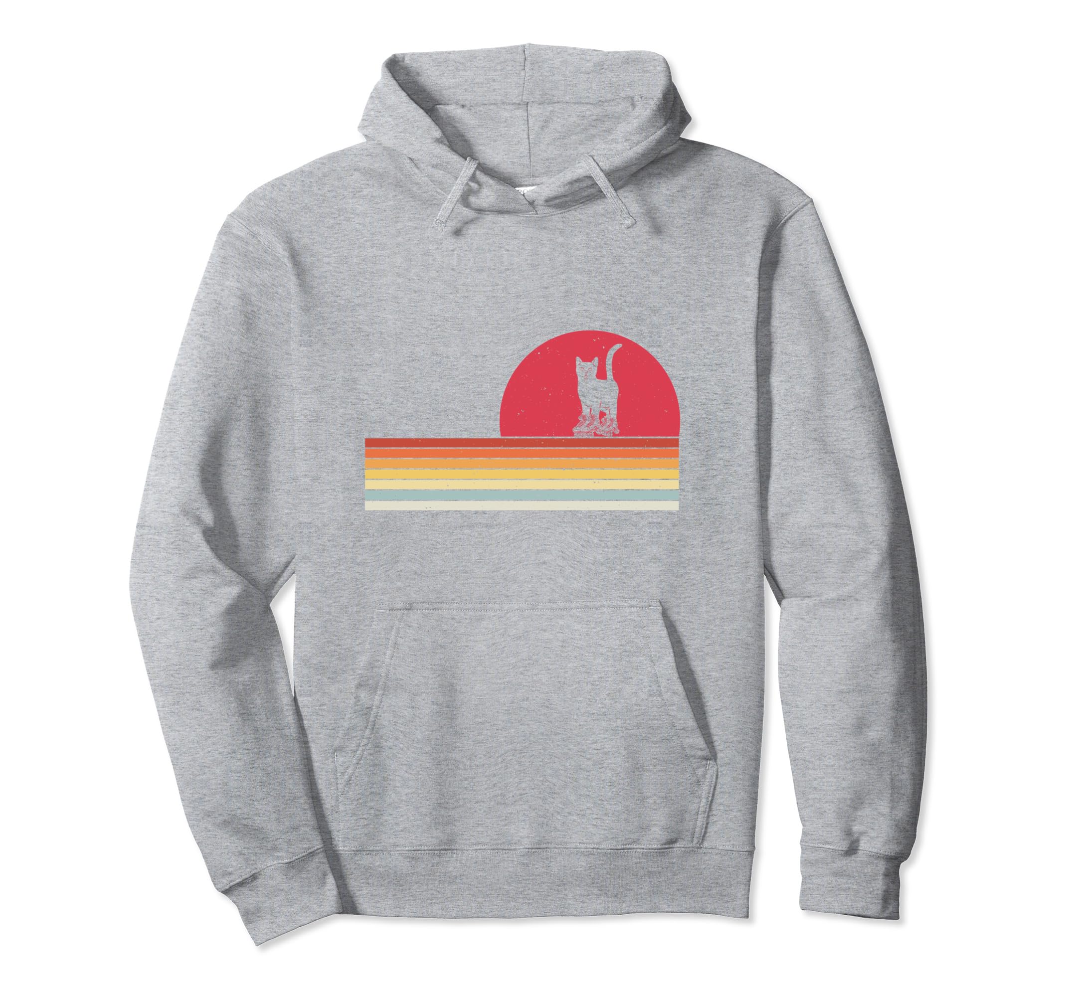 Cat Roller Skates Fun Skating Lifestyle Hoodie - Unique Graphic Unisex - T-Shirt, Sweatshirt, Hoodie