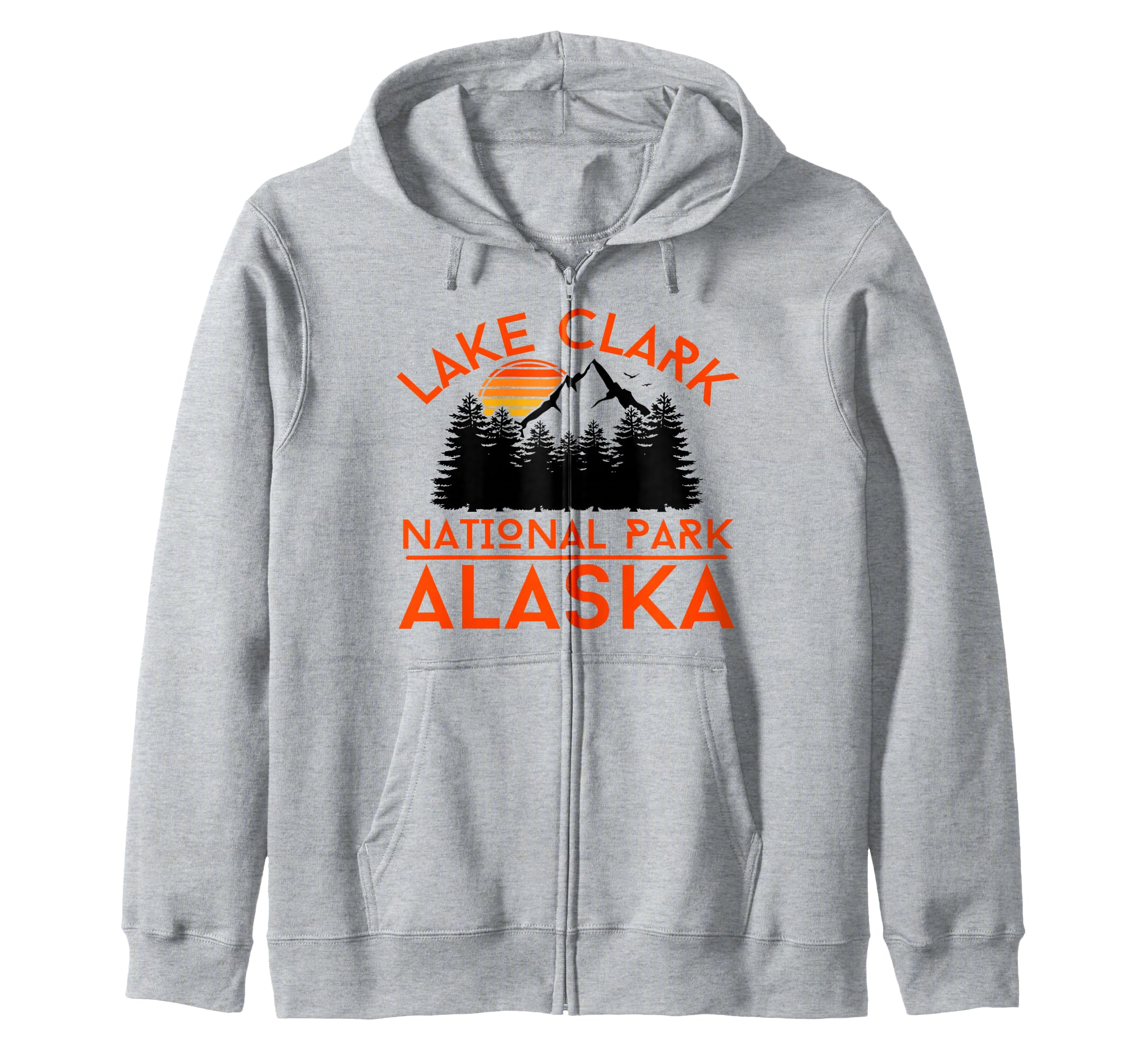 Lake Clark National Park Alaska Usa Sweatshirt - Custom Art Print Unisex - T-Shirt, Sweatshirt, Hoodie