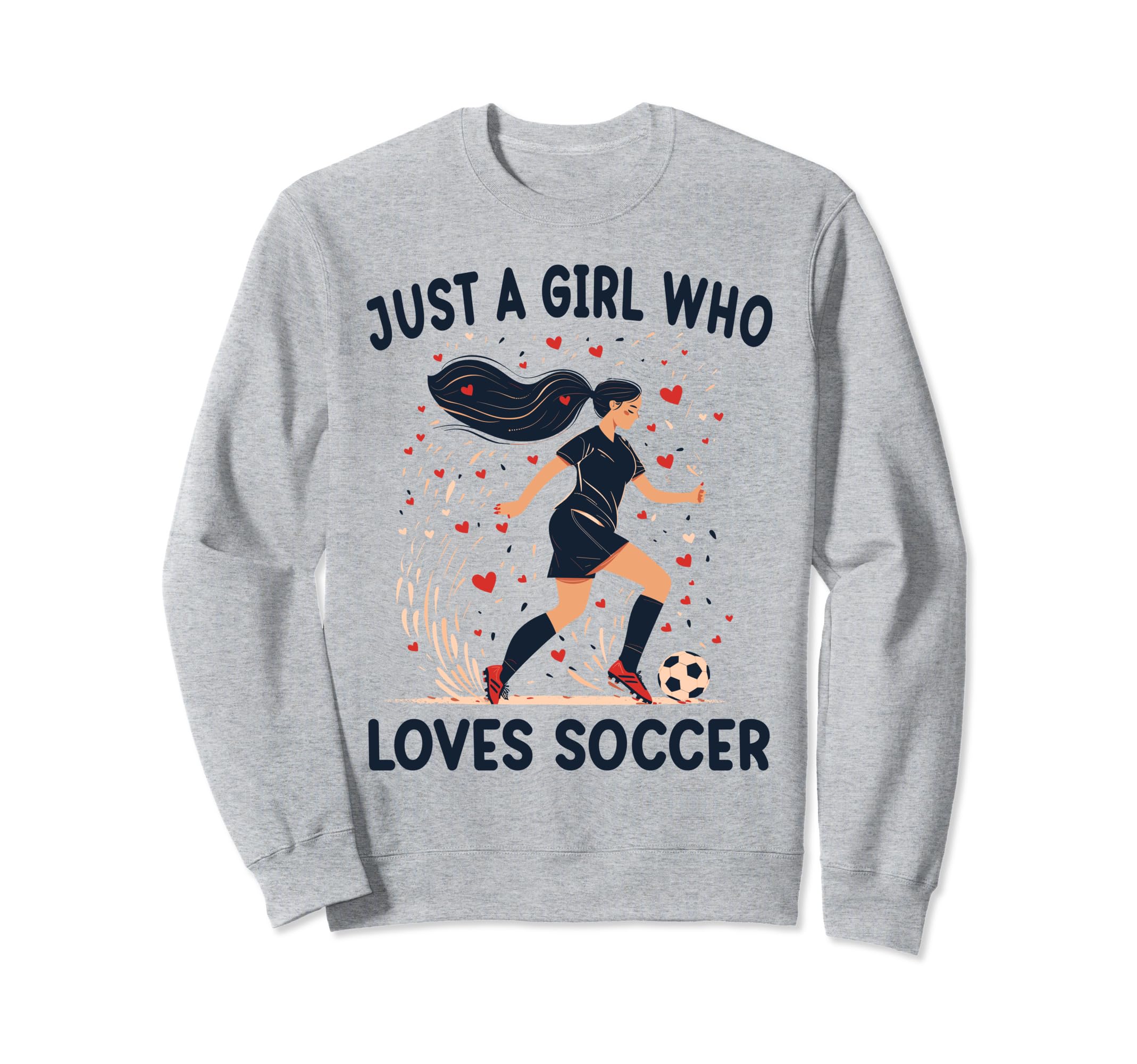 Soccer Lovers Gift Just Who Loves Sweatshirt - Custom Art Print Unisex - T-Shirt, Sweatshirt, Hoodie