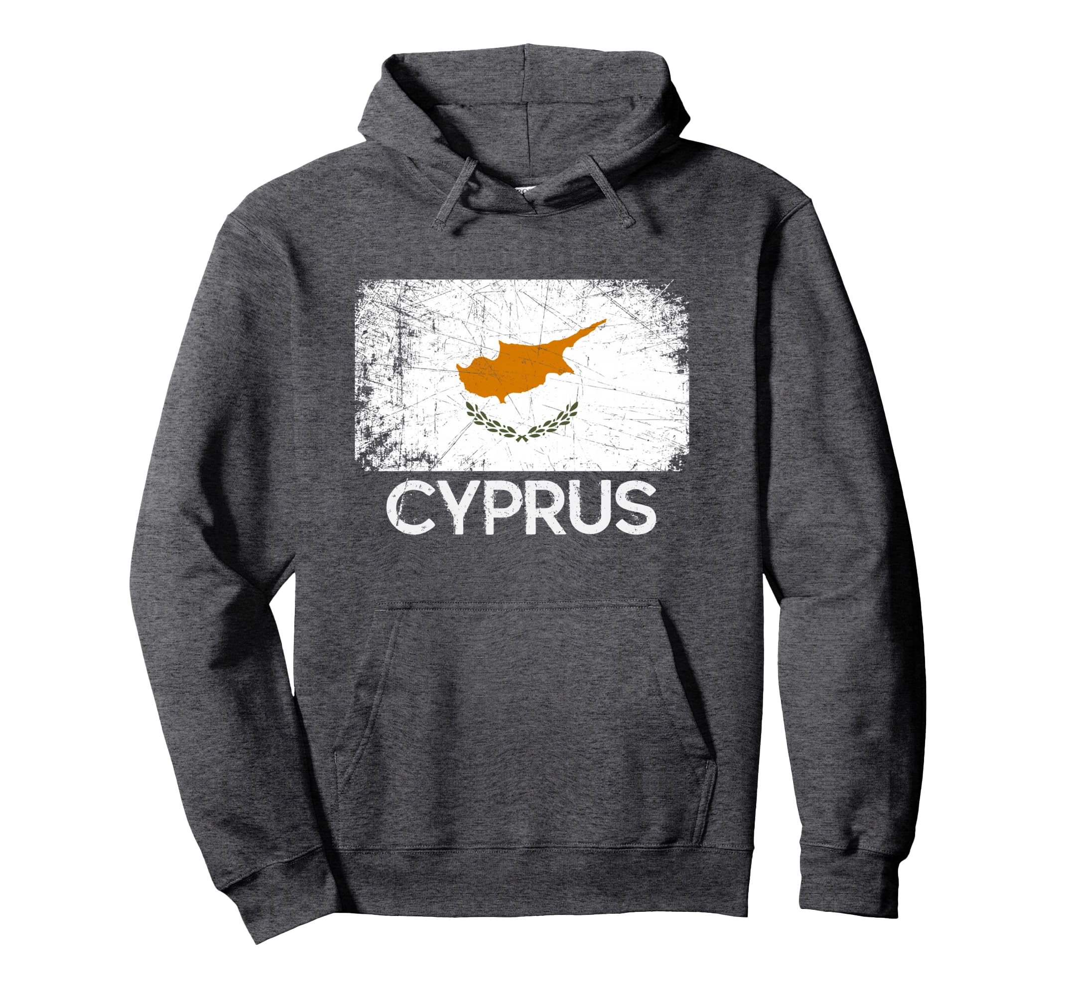 Cypriot Flag Made Cyprus Gift Hoodie - Aesthetic Graphic Unisex - T-Shirt, Sweatshirt, Hoodie