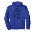 Sports Mom Dad Gift Parents My Heart Hoodie - Custom Art Print Men Women - T-Shirt, Sweatshirt, Hoodie