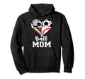 Ball Mom Funny Soccer Football Baseball Hoodie - Graphic Print Men Women - T-Shirt, Sweatshirt, Hoodie