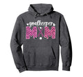 Field Hockey Goalkeeper Mom Leopard Hoodie - Novelty Apparel for Adults - T-Shirt, Sweatshirt, Hoodie