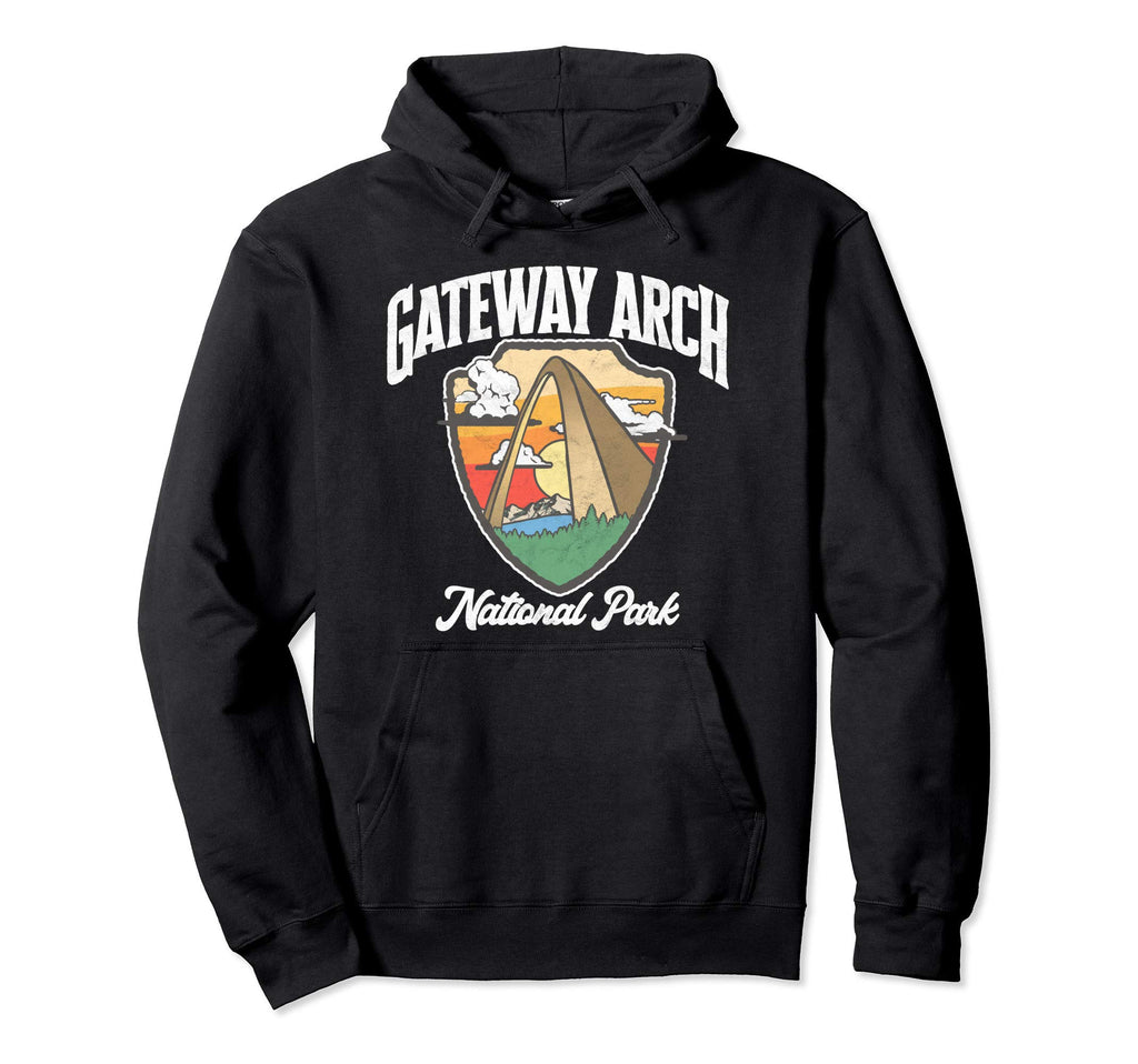 Gateway Arch National Park Hoodie - Trendy Graphic for Adults - T-Shirt, Sweatshirt, Hoodie