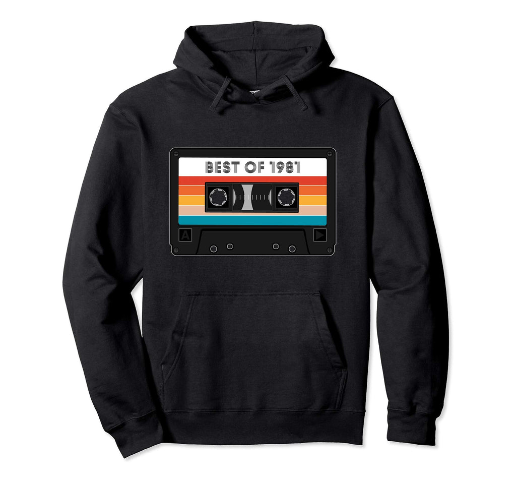 Best 1981 40Th 40 Year Old Cassette Tape Hoodie - Streetwear Style Unisex - T-Shirt, Sweatshirt, Hoodie