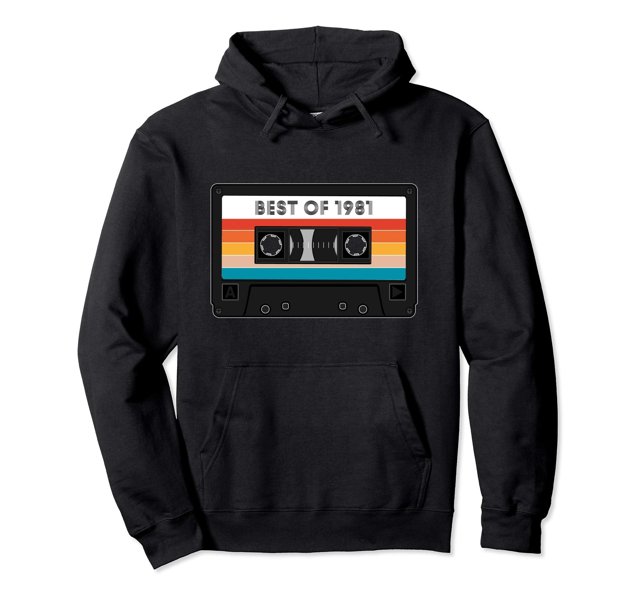 Best 1981 40Th 40 Year Old Cassette Tape Hoodie - Streetwear Style Unisex - T-Shirt, Sweatshirt, Hoodie