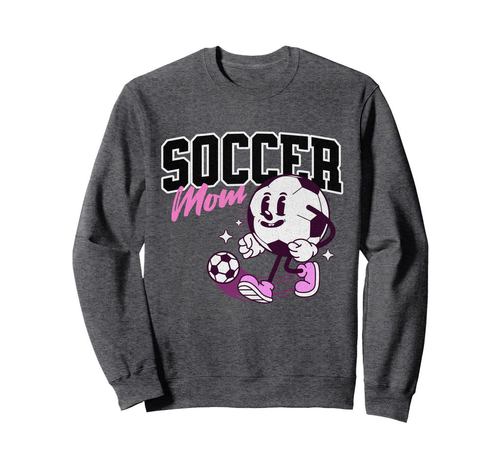 Soccer Mom Cartoon Sweatshirt - Graphic Print Unisex - T-Shirt, Sweatshirt, Hoodie