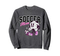 Soccer Mom Cartoon Sweatshirt - Aesthetic Graphic Unisex - T-Shirt, Sweatshirt, Hoodie