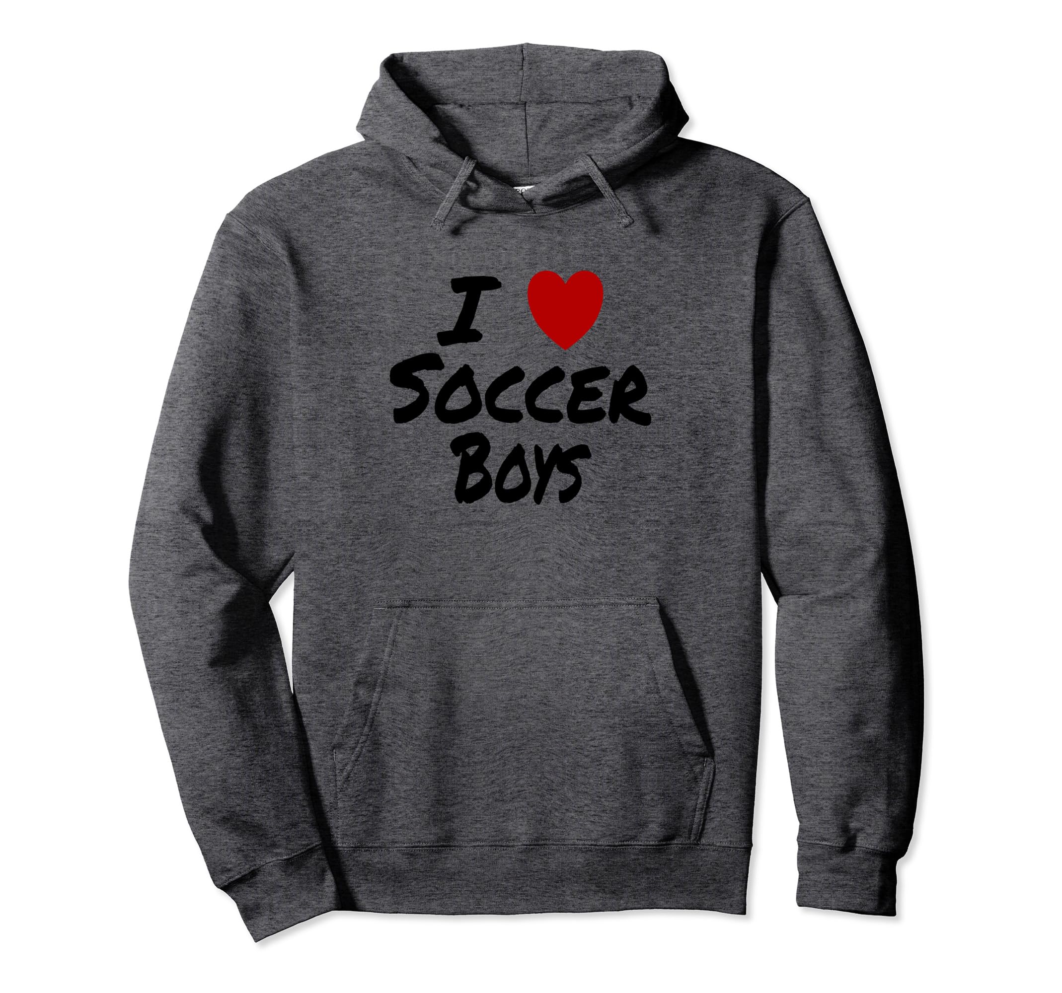 I Heart Love Soccer Hot Sexy Athletic Hoodie - Minimalist Print for Adults - T-Shirt, Sweatshirt, Hoodie