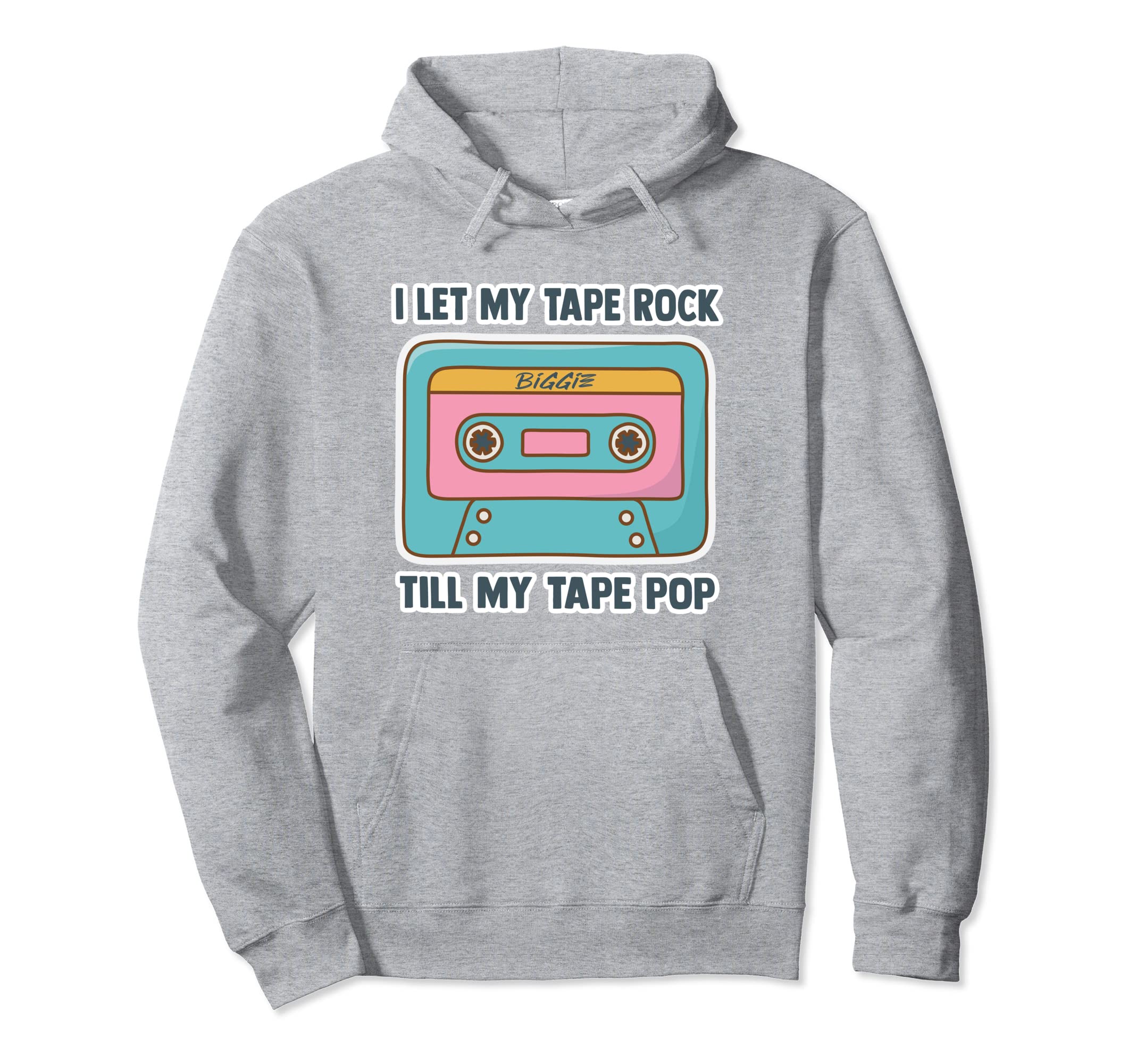 Old School Hip Hop 90S Rap I Let My Hoodie - Fun Novelty Design Men Women - T-Shirt, Sweatshirt, Hoodie