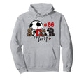 Soccer Mom 66 Custom Number Mothers Day Hoodie - Trendy Graphic Unisex - T-Shirt, Sweatshirt, Hoodie