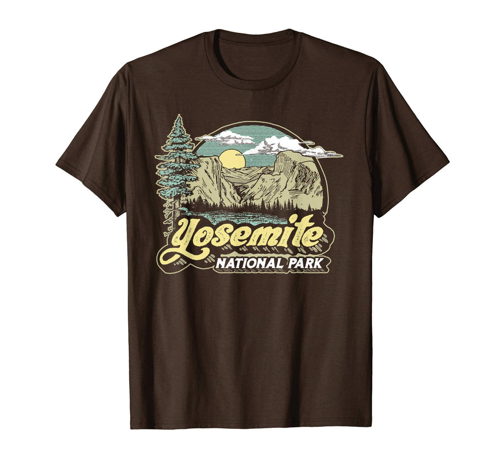 Yosemite National Park Eighties 80S T-Shirt - Trendy Graphic for Adults - T-Shirt, Sweatshirt, Hoodie