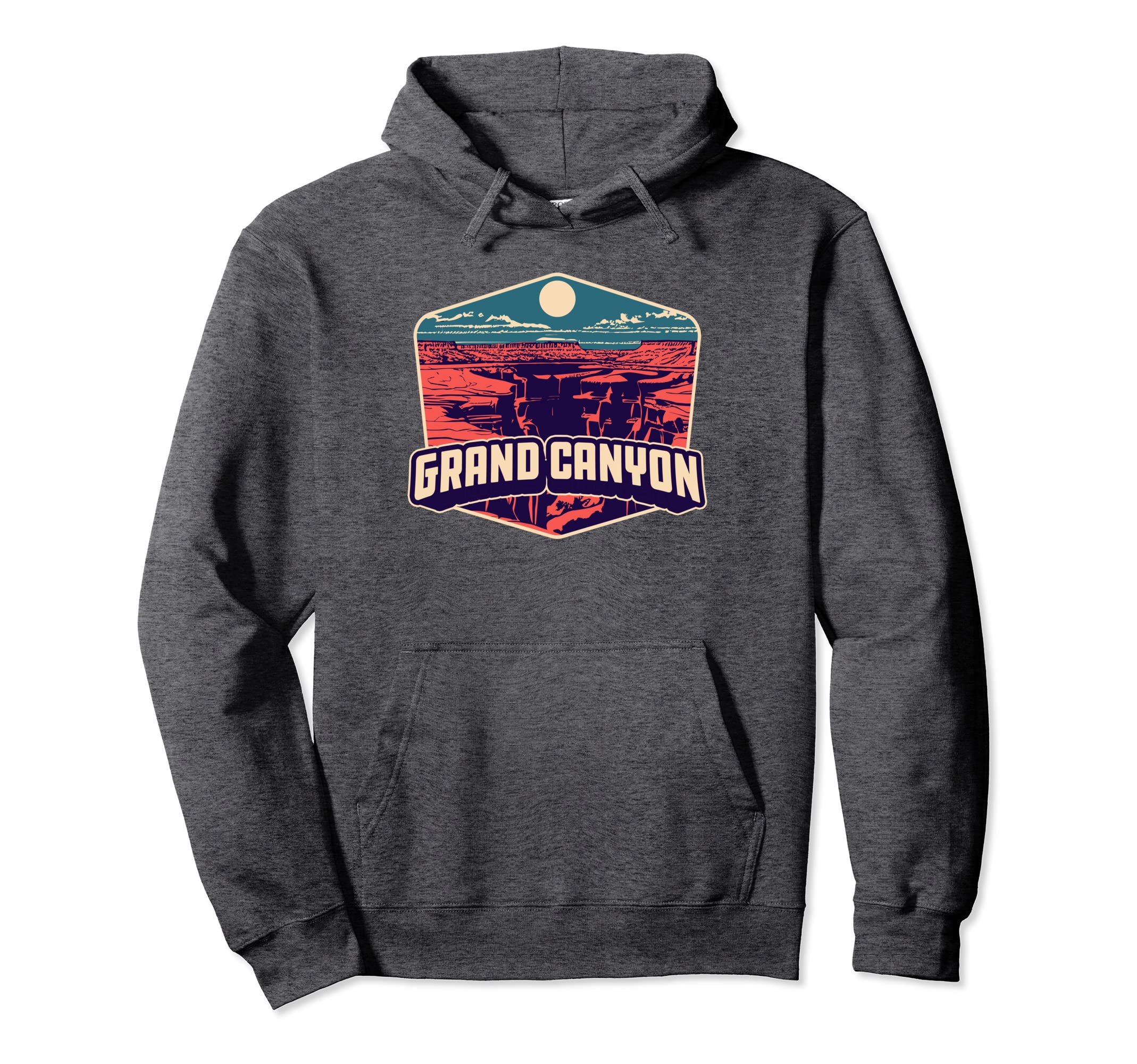 Grand Canyon Outdoor Badge National Park Hoodie - Trendy Graphic Men Women - T-Shirt, Sweatshirt, Hoodie