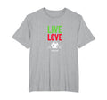 Live Love Soccer Inspiring Sports T-Shirt - Fun Novelty Design Men Women - T-Shirt, Sweatshirt, Hoodie