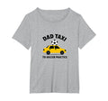 Dad Taxi To Soccer Practice Funny T-Shirt - Minimalist Print for Adults - T-Shirt, Sweatshirt, Hoodie