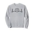 Soccer Heartbeat Funny Soccer Sports Sweatshirt - Graphic Print for Adults - T-Shirt, Sweatshirt, Hoodie