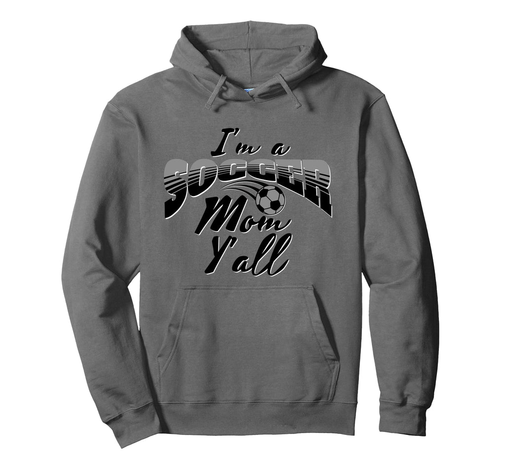 Mom Soccer Lover Soccer Mom Gift Blue Hoodie - Minimalist Print for Adults - T-Shirt, Sweatshirt, Hoodie