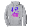 13Th Birthday Soccer Party Gift Teen Hoodie - Minimalist Print for Adults - T-Shirt, Sweatshirt, Hoodie