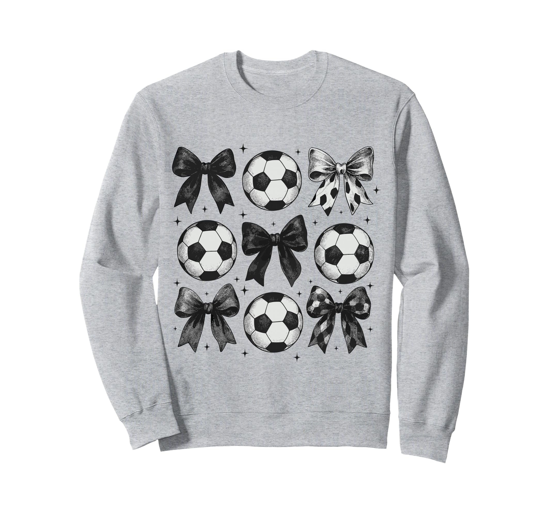 Soccer Coquette Bow Funny Soccer Sweatshirt - Novelty Apparel for Adults - T-Shirt, Sweatshirt, Hoodie
