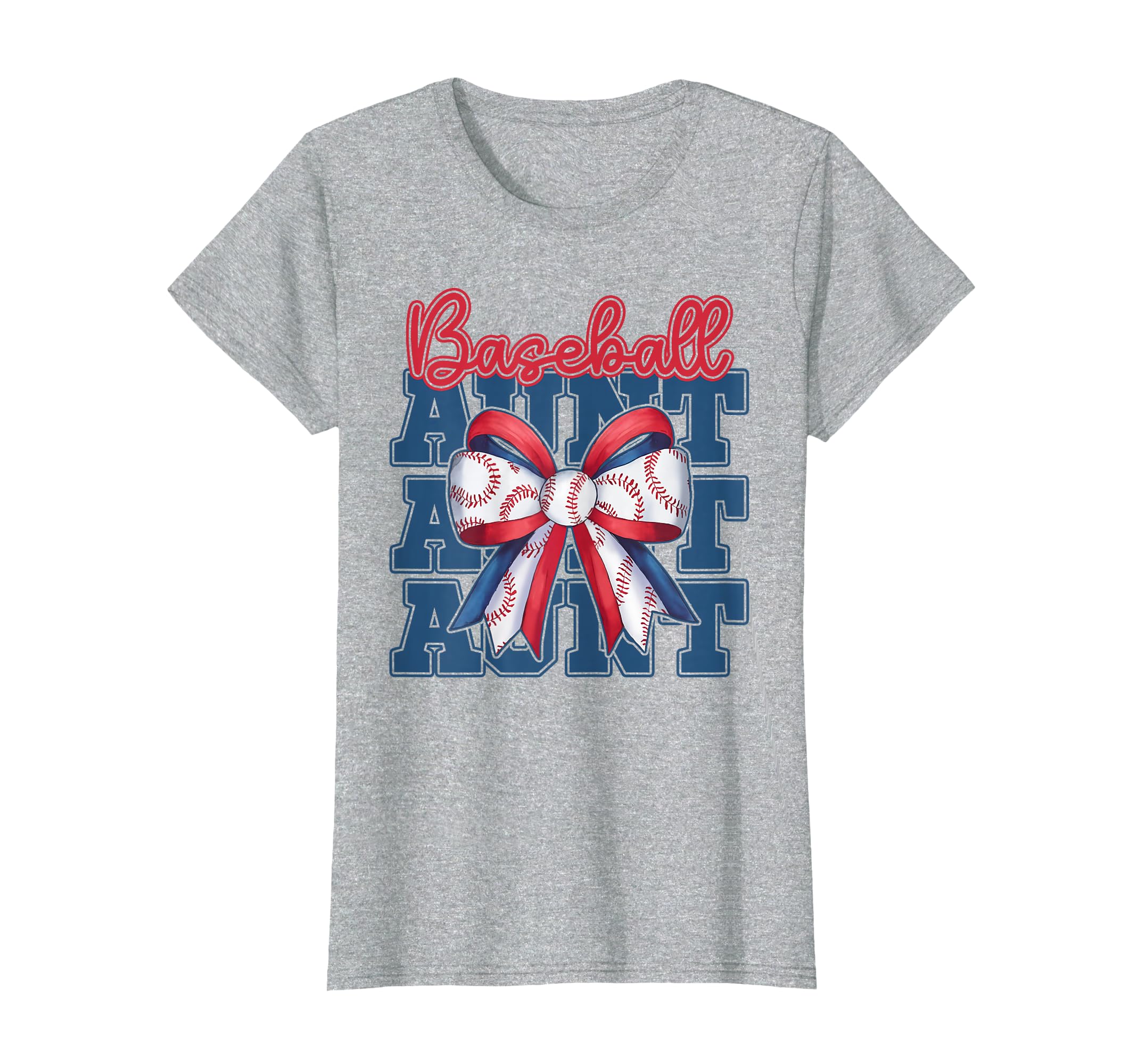 Baseball Aunt Coquette Bow Sport T-Shirt - Streetwear Style for Adults - T-Shirt, Sweatshirt, Hoodie