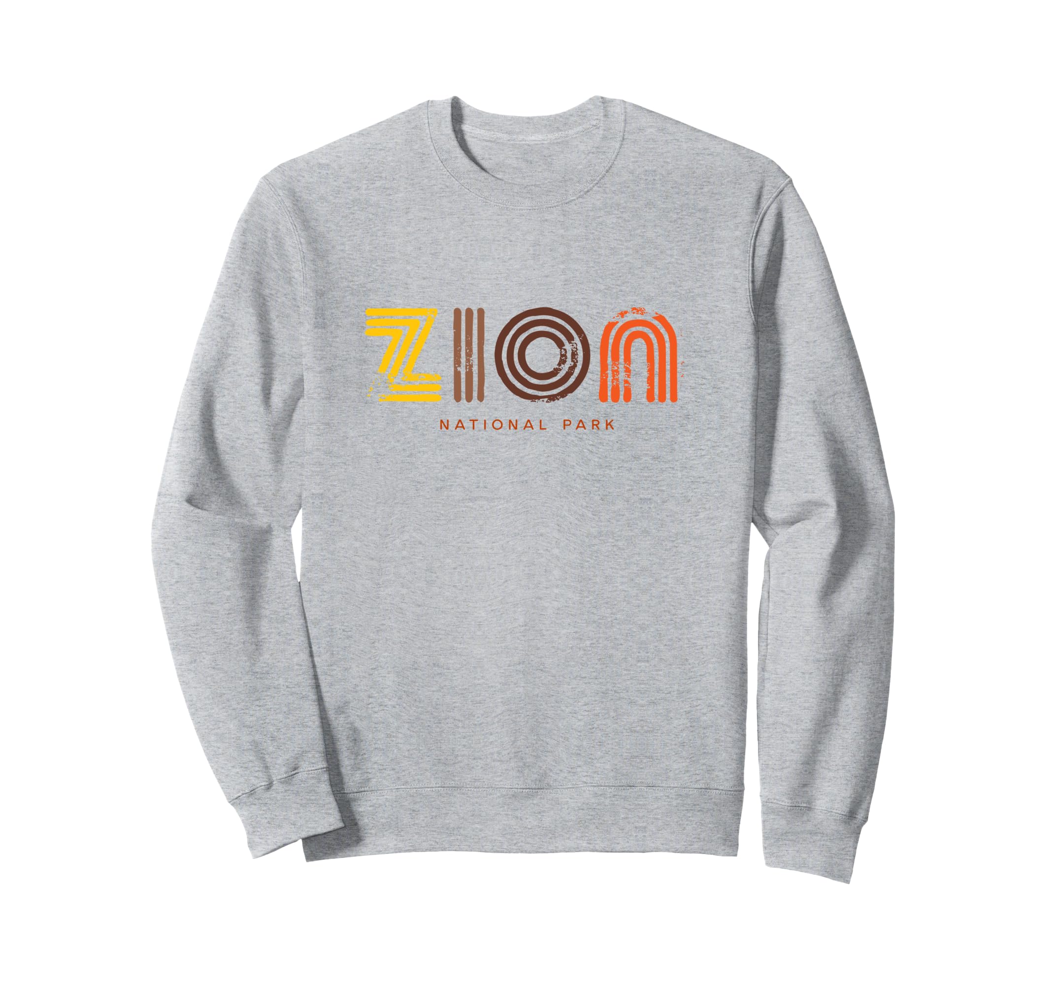 Zion National Park 70S 80S Type Sweatshirt - Custom Art Print Men Women - T-Shirt, Sweatshirt, Hoodie