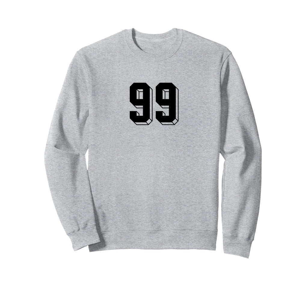 Number 99 80S 90S Soccer Team Jersey Sweatshirt - Custom Art Print Unisex - T-Shirt, Sweatshirt, Hoodie