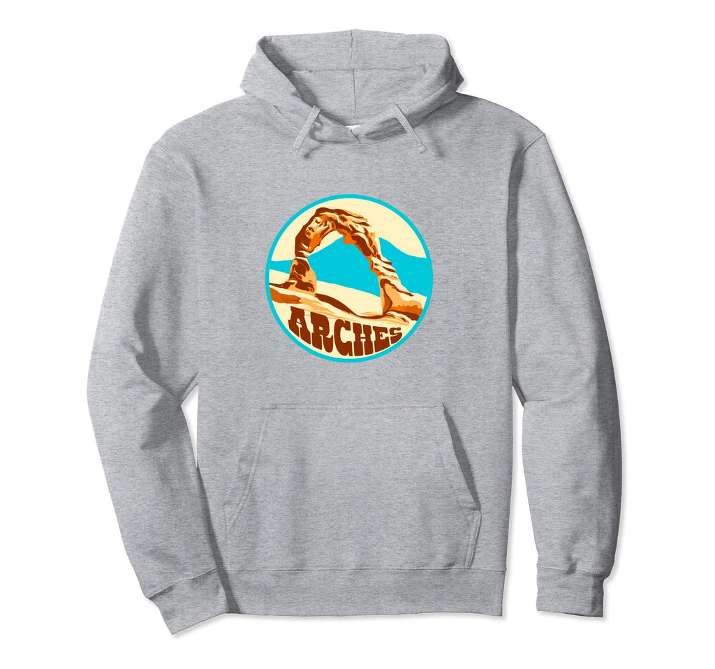 Arches National Park Delicate Arch Hoodie - Unique Graphic for Adults - T-Shirt, Sweatshirt, Hoodie