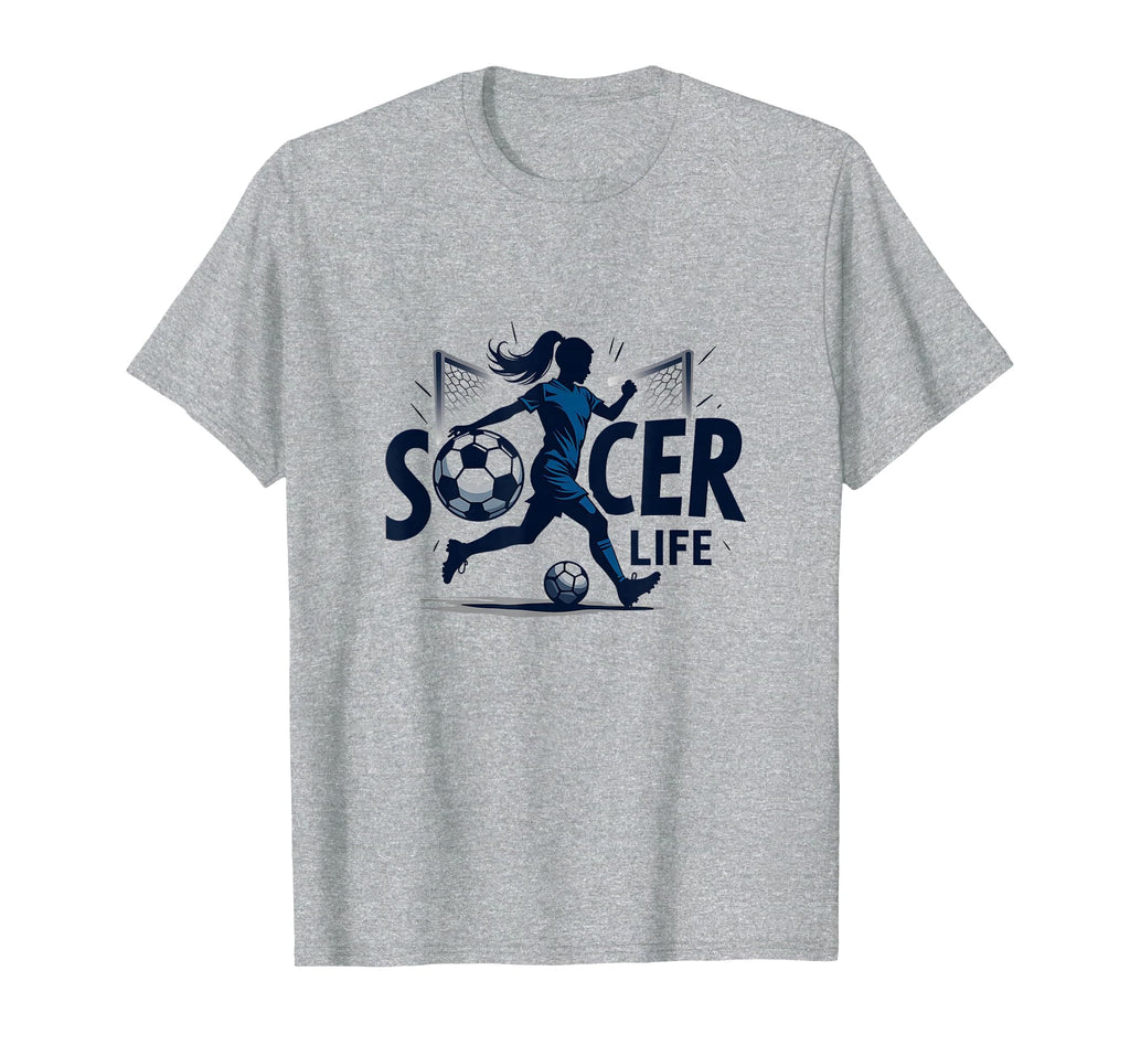 Soccer Is Life Womens Passion T-Shirt - Fun Novelty Design Unisex - T-Shirt, Sweatshirt, Hoodie