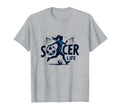 Soccer Is Life Womens Passion T-Shirt - Fun Novelty Design Unisex - T-Shirt, Sweatshirt, Hoodie